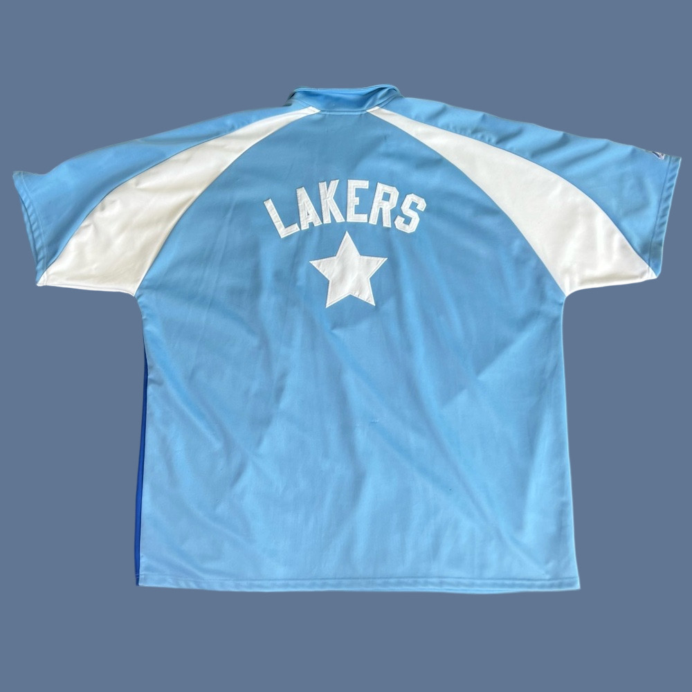 Los Angeles Lakers Majestic Hardwood Classic Team Basketball Warmup Jacket